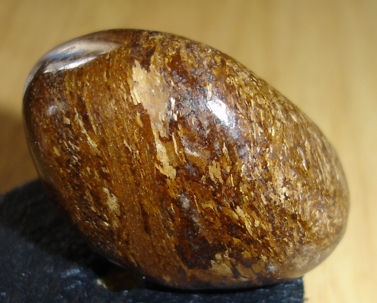 Bronzite Polie - Brsil - 38 x 27 x 22 mm - 39 gr