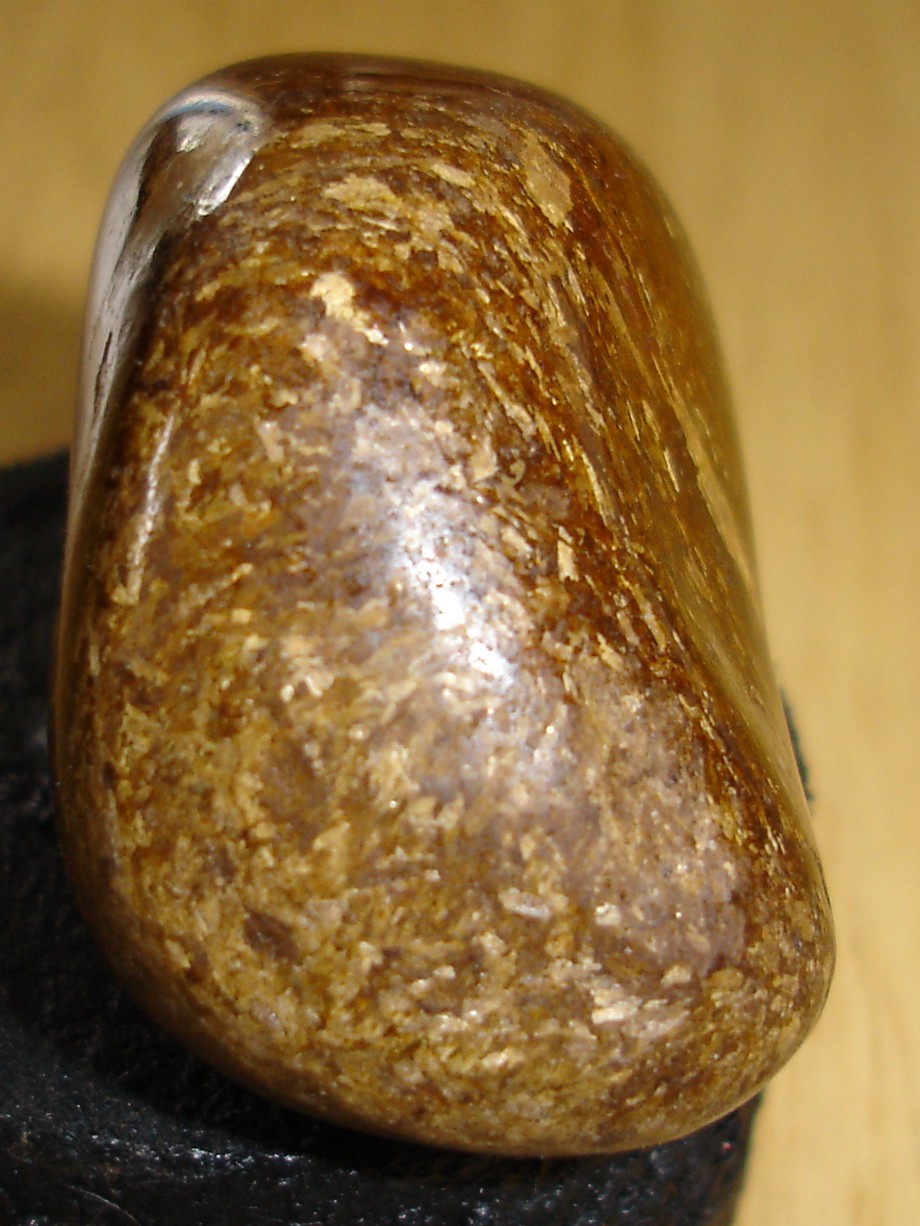 Bronzite Polie - Brsil - 38 x 27 x 22 mm - 39 gr
